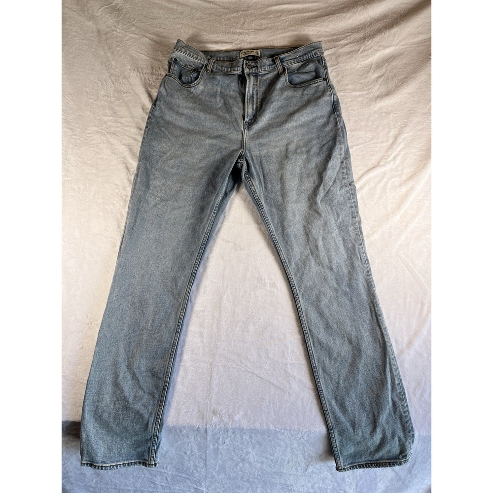 Women's Abercrombie & Fitch 90s Slim Straight Ultra High‎ Rise Jeans Size 33/16L